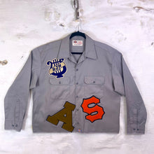 Load image into Gallery viewer, Varsity Button Up, Grey
